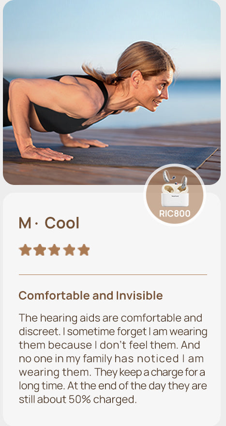 Users Praise RIC800 For All-Day Comfort And Discreet Wear