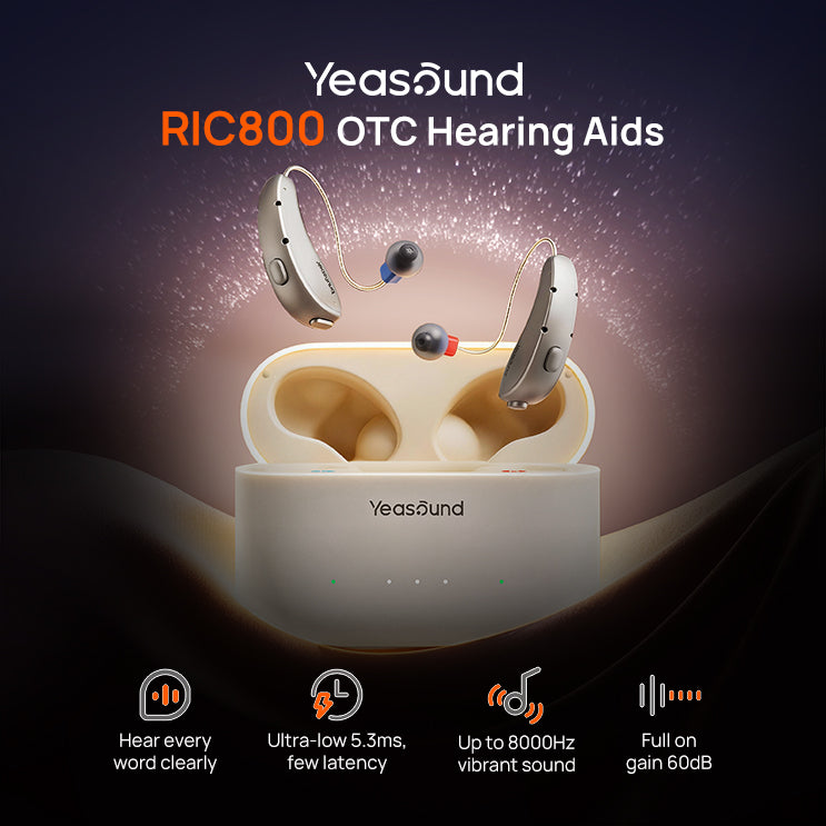 Yeasound RIC800 OTC Hearing Aids
