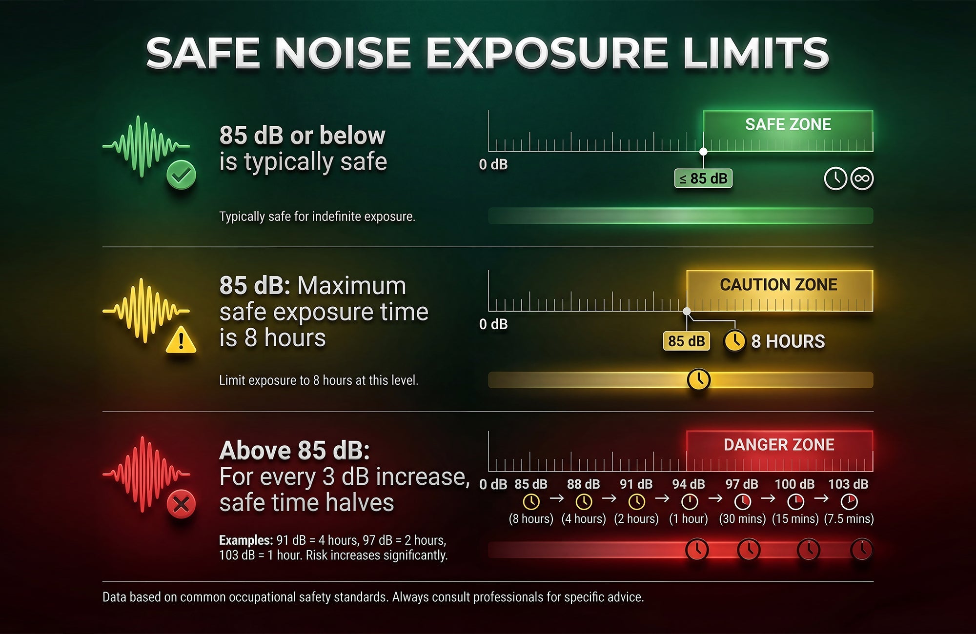 How Much Noise Is Actually Safe