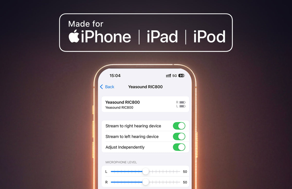 Connecting MFi Hearing Aids to an iPhone