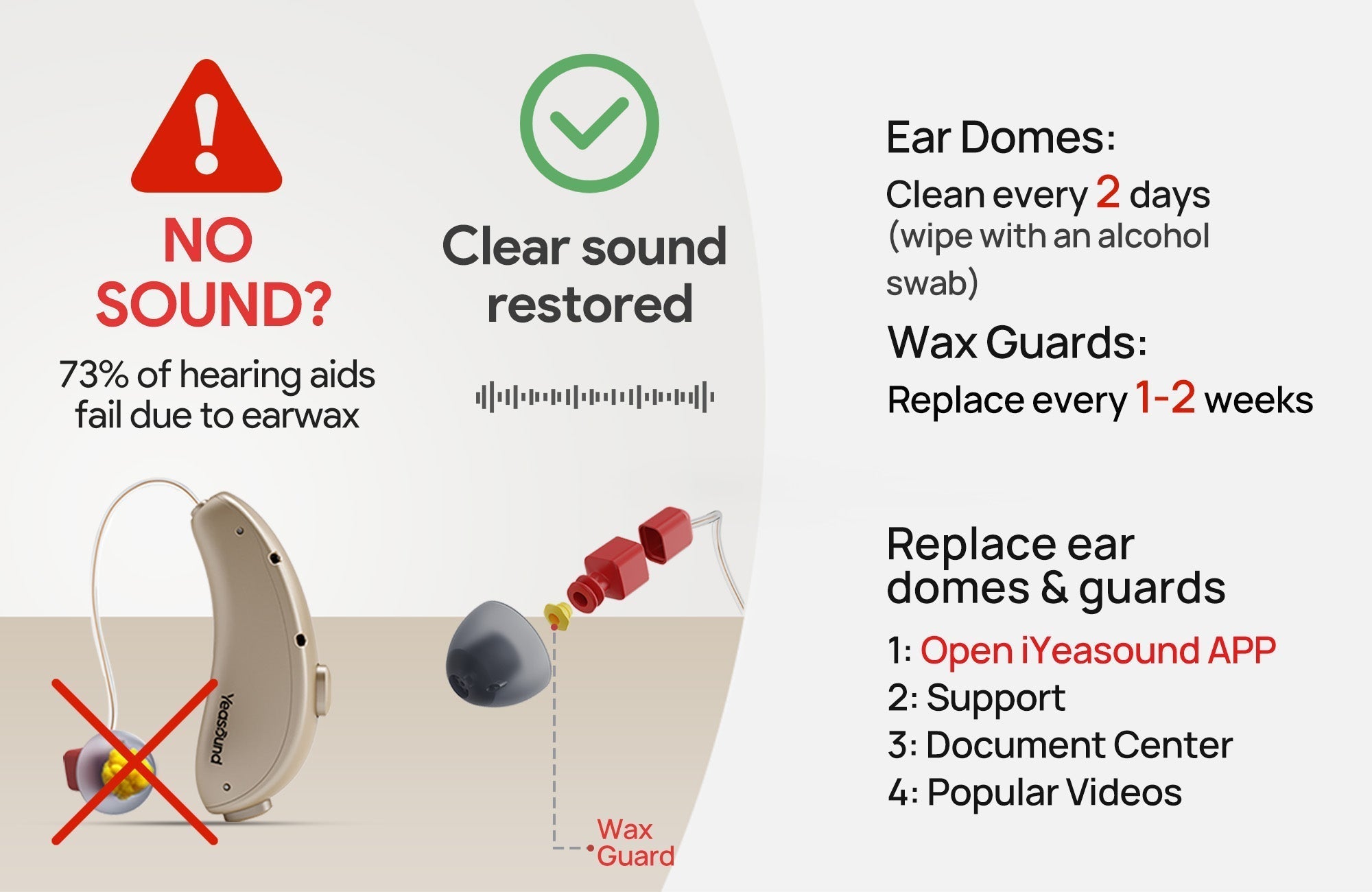 Hearing Aid No Sound, Try These Quick Fixes