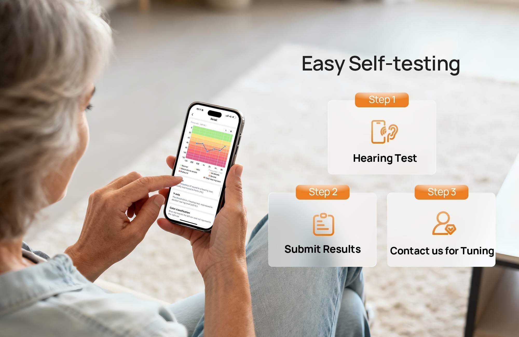 How to Take a Hearing Test at Home Using the iYeasound App