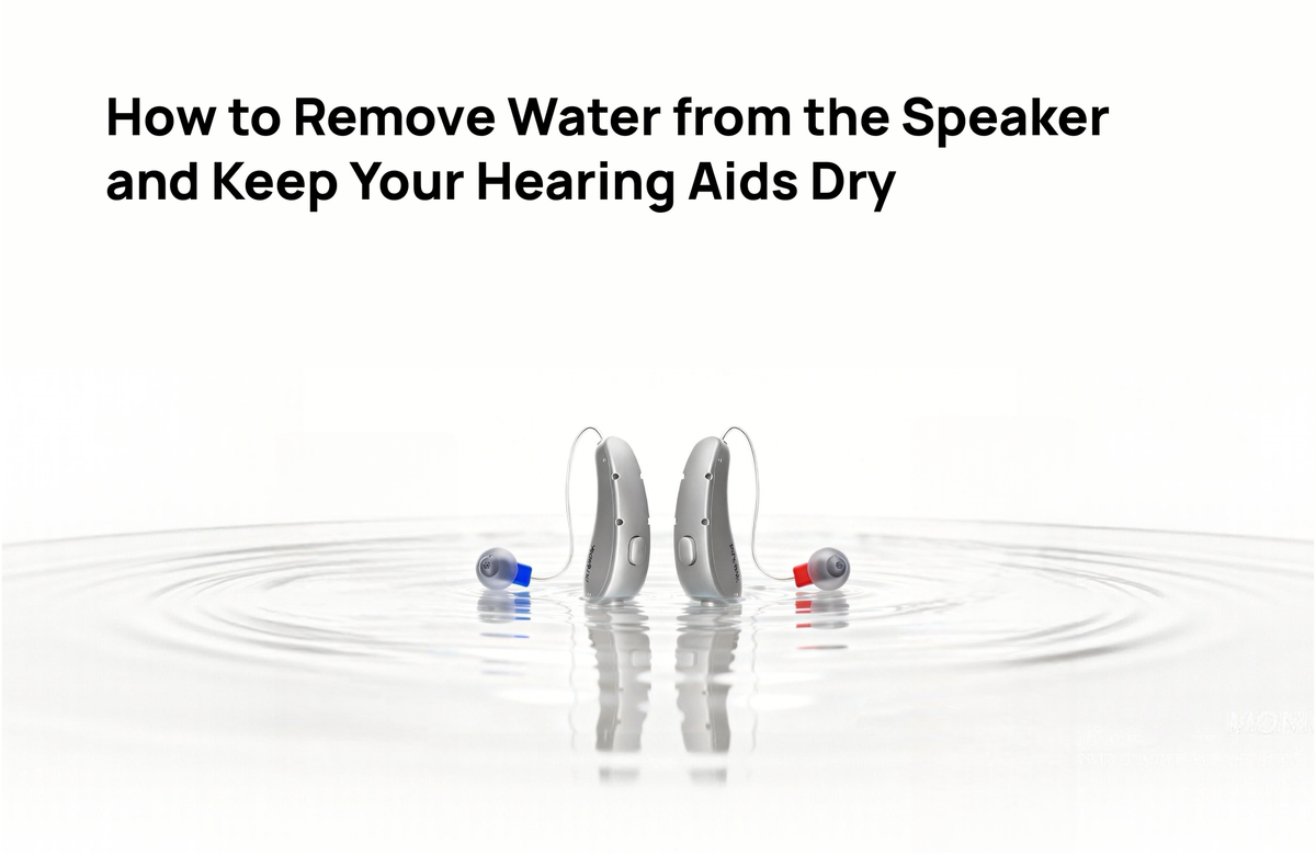 How to Remove Water from the Speaker and Keep Your Hearing Aids Dry