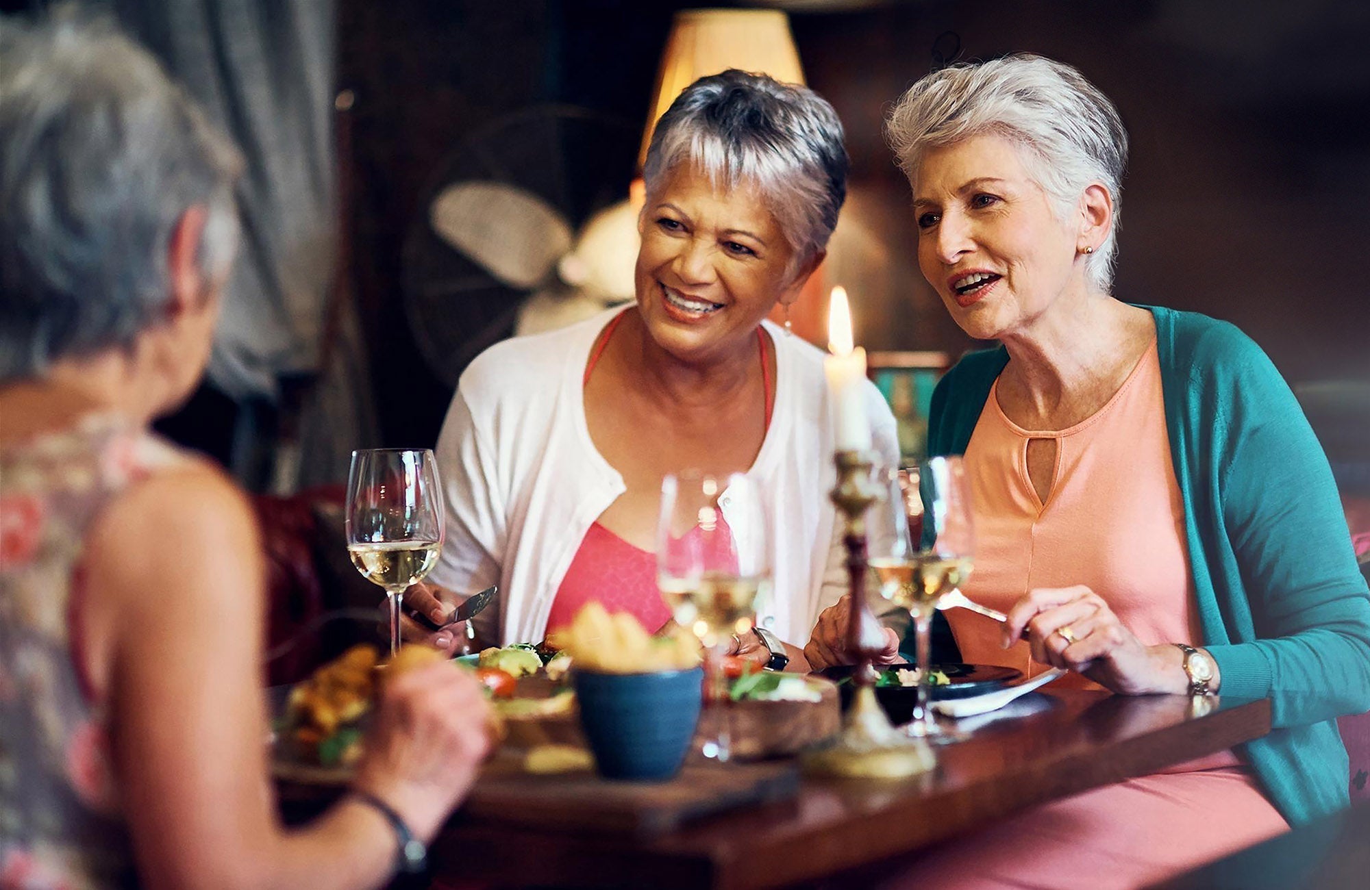 OTC Hearing Aids Supporting Clear Speech In A Busy Restaurant