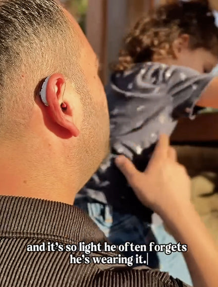 Load video: Lightweight Yeasound Hearing Aid That Feels Barely There